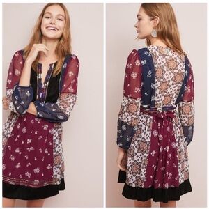 Anthropologie Maeve Quartier Latin Dress